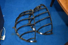 Two cast iron wall hay mangers