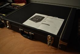 A Stagg GDC-6 guitar stand case,for 6 electric or 3 acoustic guitars