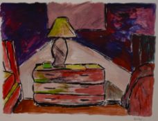 Bob Dylan (b.1941, American), print on giclee, 'Carbondale Motel', hand signed to the lower right,
