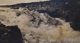 19th/20th Century, photographic print, 'The River Tees Entering The Cauldron Snout', North Pennines,