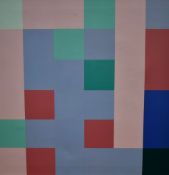 Attributed to Keith Richardson-Jones (1925-2005, British), acrylic on canvas, Untitled - An abstract