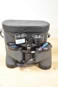 A pair of Swift Saratoga MkII 8 x 40 binoculars in a hard case