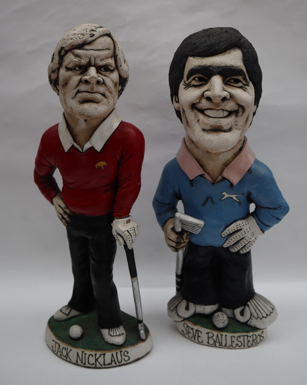 Groggs - A John Hughes pottery Grogg of the golfer Jack Nicklaus, 34.