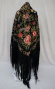 A silk piano shawl,
