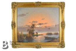 G. Brouwer (20th century) Oil on Canvas