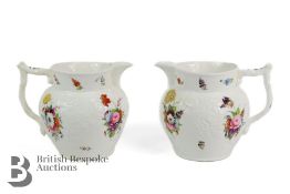 Pair of Cream Water Jugs