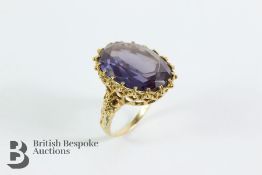 9ct Amethyst Ring