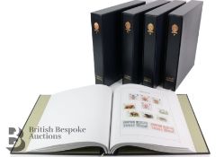 Five Stanley Gibbons GB Luxe Albums