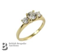 18ct Gold Three Stone Diamond Ring