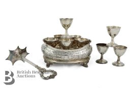 Silver Egg Cup Cruet