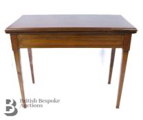 Mahogany Extending Games Table