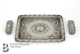 Lady's Silver Dressing Table Tray
