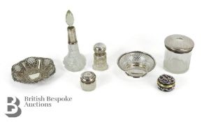 Silver Vanity Accessories