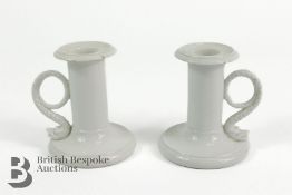 Royal Worcester Candlestick Holders