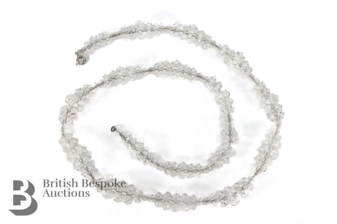 Edwardian Cut-Crystal Necklace - Image 1 of 3