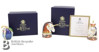 Royal Worcester Candle Snuffers