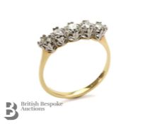 18ct Five Stone Diamond Ring