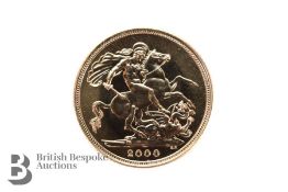 2000 Gold Sovereign