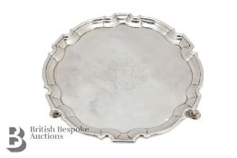 George II Silver Card Tray