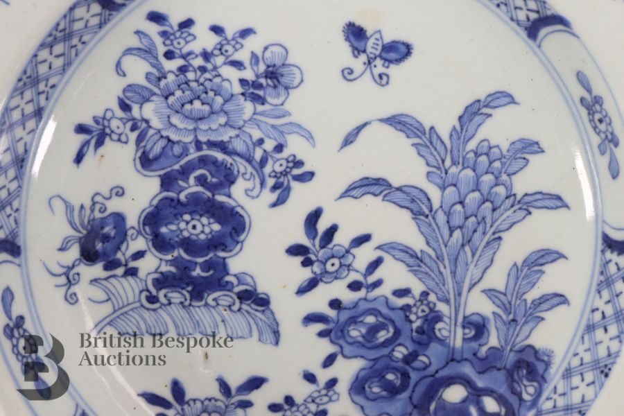 Pair of 19th Century Blue and White Plates - Image 10 of 13
