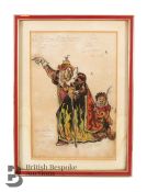 Alexandre Benois (1870-1960) Costume Design for Carabosse in The Sleeping Beauty 1957