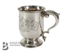 Victorian Silver 1/2 Pint Tankard