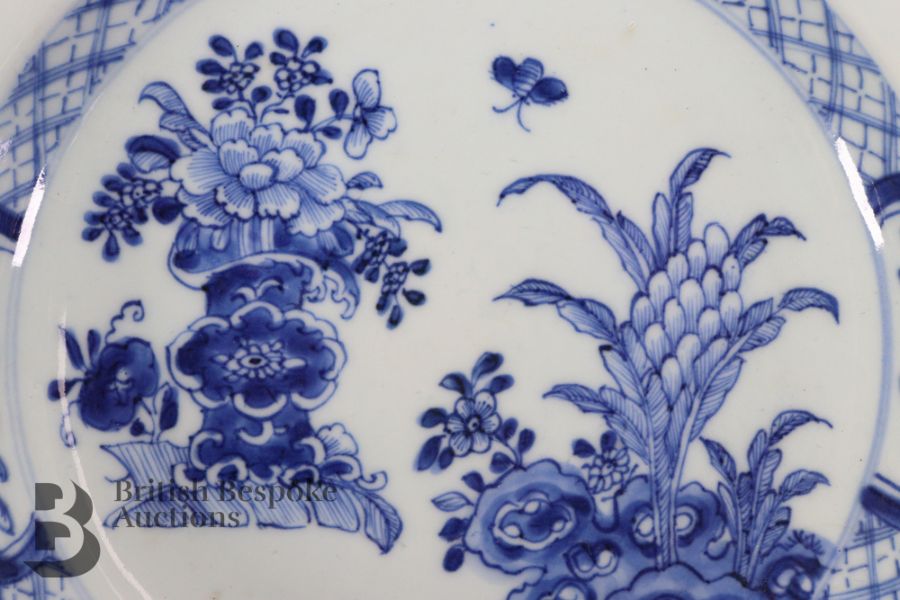 Pair of 19th Century Blue and White Plates - Image 4 of 13