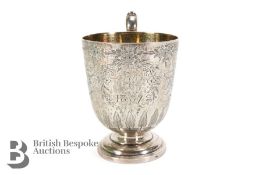 Victorian Silver Christening Mug