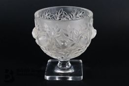 Lalique Frosted Glass Vase