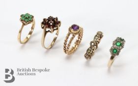 9ct Gold Rings