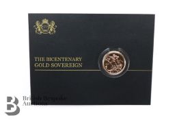 2017 The Bicentenary Gold Sovereign