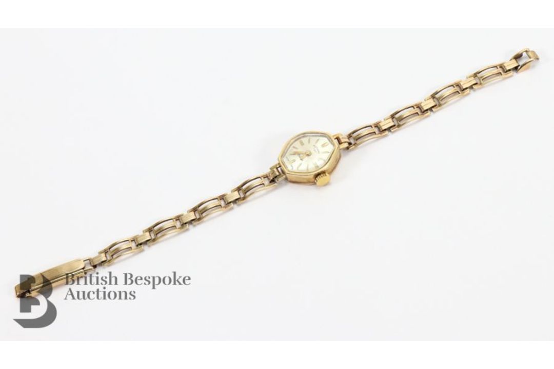Lady's 9ct Gold Rotary Cocktail Watch - Image 1 of 3