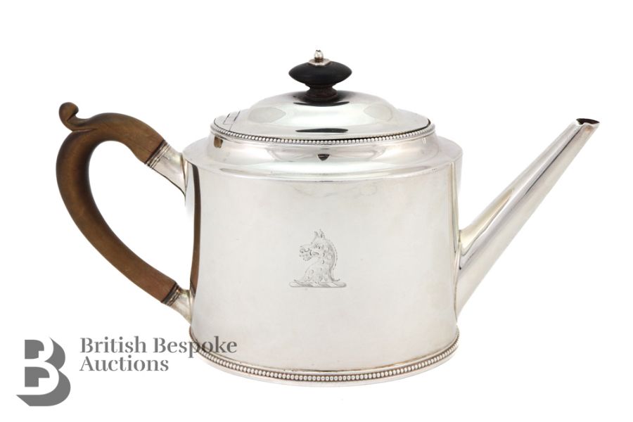 Georgian Silver Tea Pot - Image 2 of 6