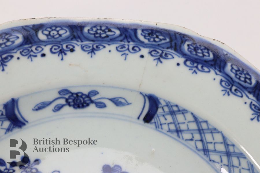 Pair of 19th Century Blue and White Plates - Image 5 of 13