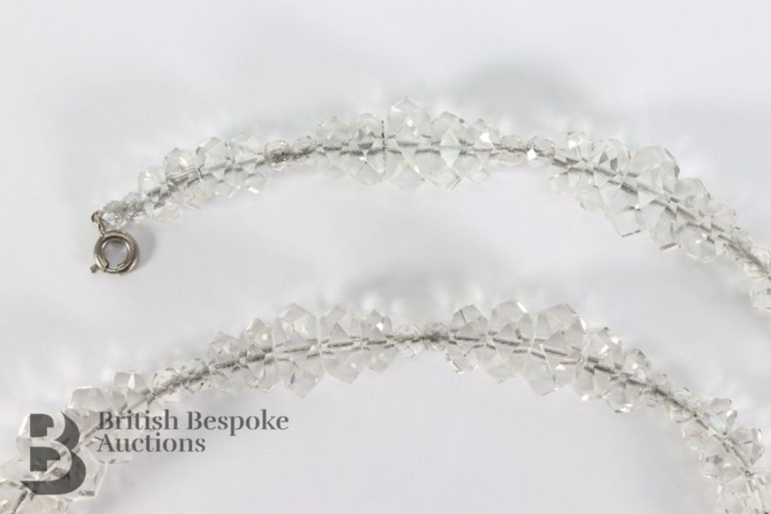 Edwardian Cut-Crystal Necklace - Image 2 of 3