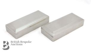 Gorham Double Cigarette Boxes