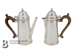 George V Water and Chocolate Pots