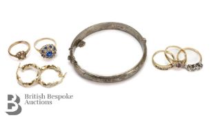 Diamond and Amethyst Ring