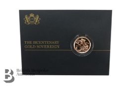 2017 The Bicentenary Gold Sovereign