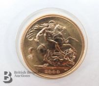 2000 Gold Sovereign