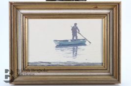 Virgilio Rapopso (20th Century) Oil on Canvas