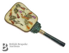 Chinese Jade Hand Mirror