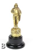 Early Brass Deep Sea Fisherman Car Mascot