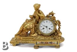 French Ormolu Mantel Clock - Raingo Freres