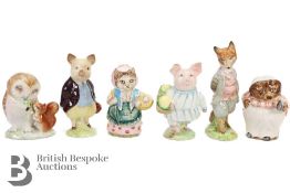 Beswick Beatrix Potter Figurines BP2 Gold Stamped