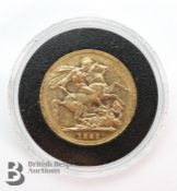 Queen Victoria Full Gold Sovereign