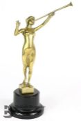 A Brass Speed Nymph Mascot