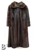 Black Mink Evening Coat