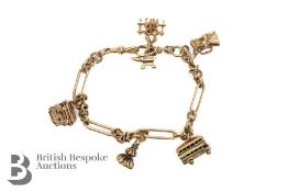 9ct Yellow Gold Charm Bracelet