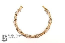 15ct Yellow Gold Gatelink Bracelet